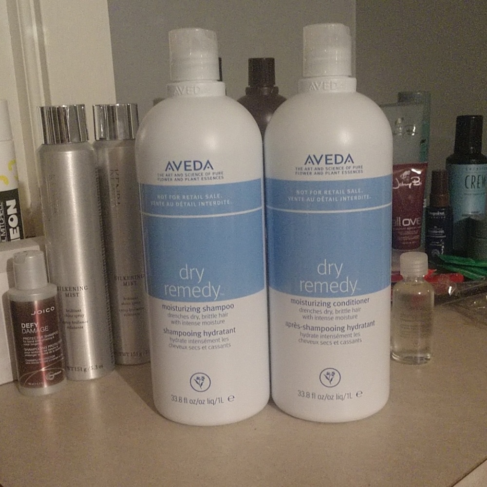 Aveda dry remedy shampoo, conditioner
